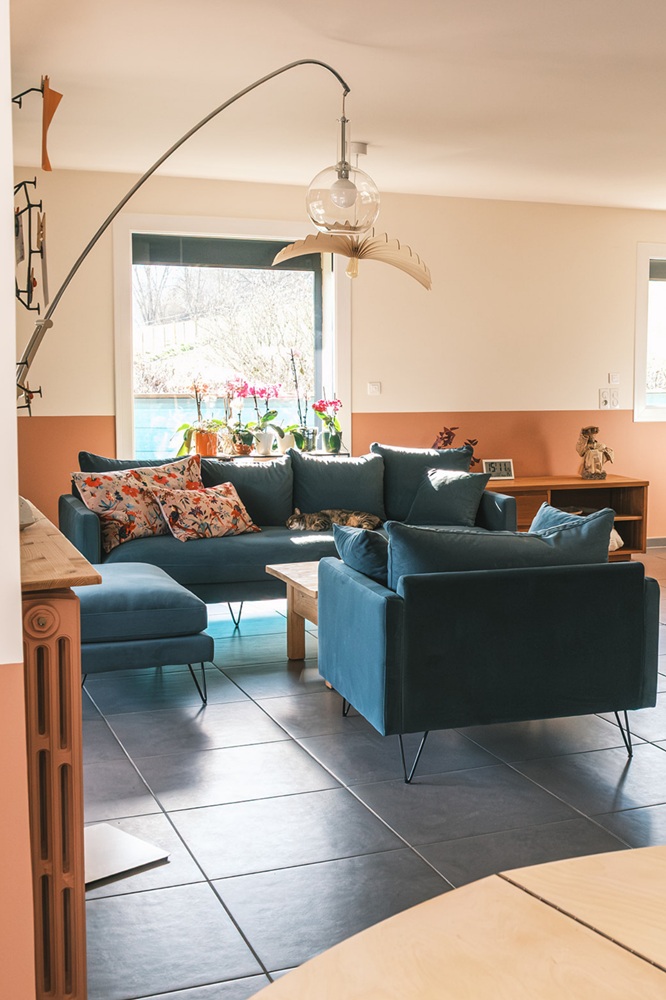 Salon après travaux